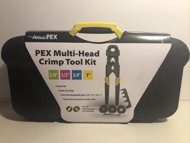Apollo 69PTKH0015K Multi-Head PEX Crimp Tool Kit
