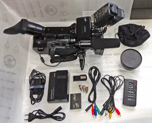 Sony HVR-Z1E HDV Camcorder + HVR-MRC1K Memory Recording Unit + Pro Accessories 2