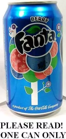 Fanta Beere USA 2016 Neu Volle 355ml Kann Limitierte Auflage German Origin