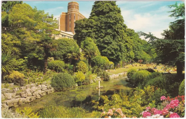 Postcard The Pleasure Gardens, Bournemouth, Dorset