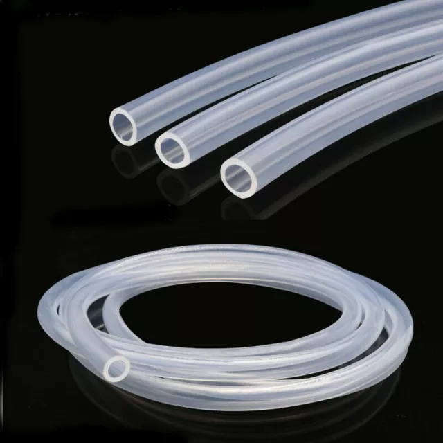 Food Grade Silicone Tube Clear 0.5 - 9.6 mm Peristaltic Pump Tube Flexible Hose