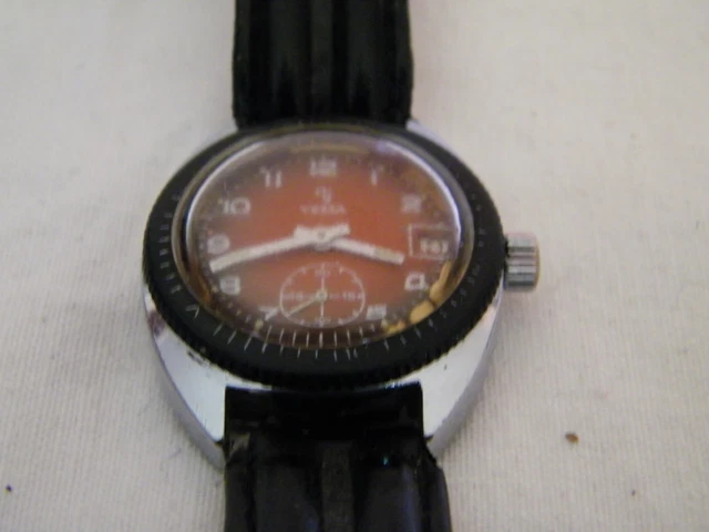 Montre Femme Vintage YEMA YE743 - Bracelet Cuir, Occasion, Modèle Ancien