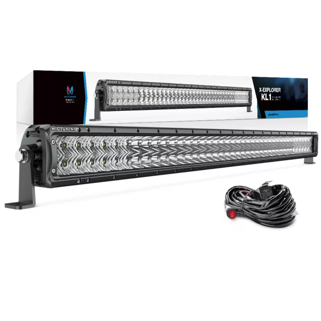 42 Inch 240W LED Light Bar OffRoad Work Light Driving Lamp+Harness for Jep Truck