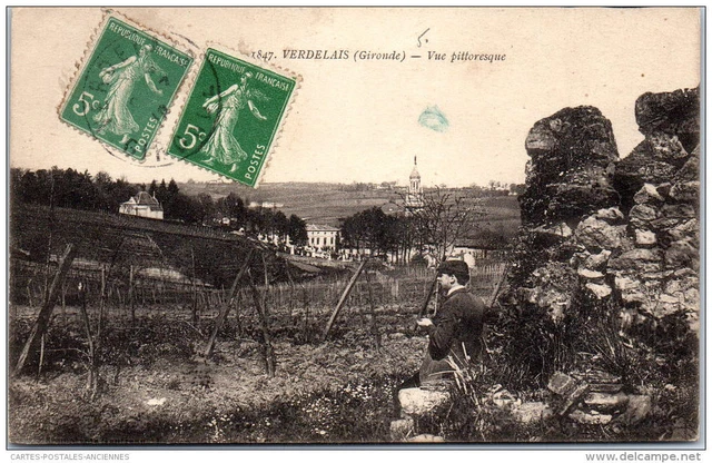 33 VERDELAIS - vue pittoresque de la localite