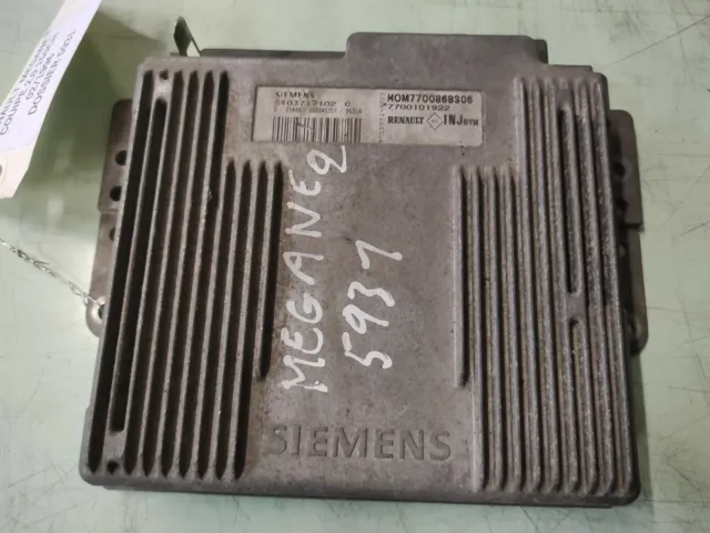 Calculateur Moteur 7700101922 S103717102C Renault Megane Coupe 150Ch 1.8 1996