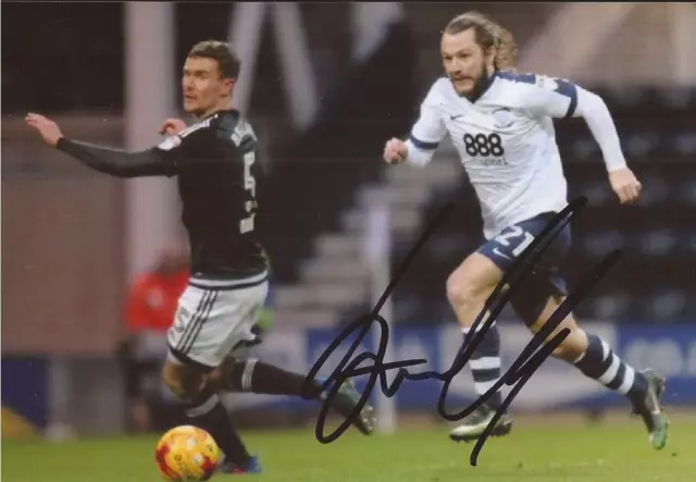 PRESTON: STEVIE MAY SIGNED 6x4 ACTION PHOTO+COA