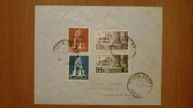 Storia Postale - Colonie - Libia - Xi Fiera Di Tripoli - Lettera Da Bengasi