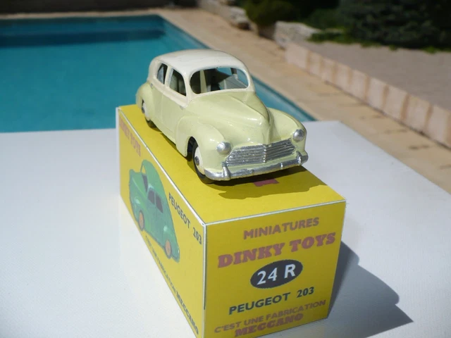 Vrai Dinky Toys 24R Peugeot 203     Restauree   Restored