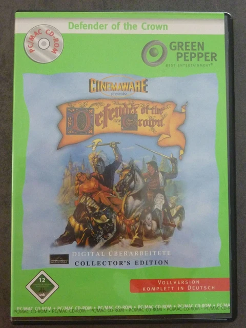 DEFENDER OF THE Crown - Video Game - Deutsh/German Version PC/MAC CD ...