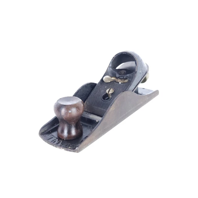 Stanley No. 220 Adjustable Block Plane With Rosewood Knob
