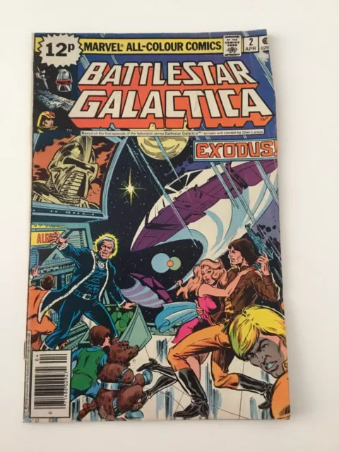 Marvel Comics Battlestar Galactica Exodus 1979 #2 Ernie Colon / Gruenwald VGC