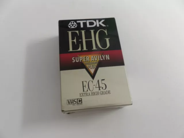 TDK EHG 60 Vhsc Super Avilyn Kassette Video Extra High Grade EC45