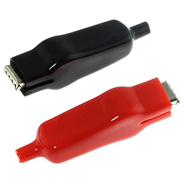 Clip in alligatore rivestita 20 A migliore resistenza alla corrosione elettrica fai da te