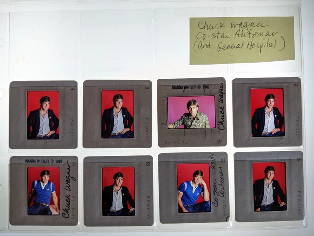 Dw4-470 Chuck Wagner Lot (8) 35Mm Orig Slide Via Dianna Whitley