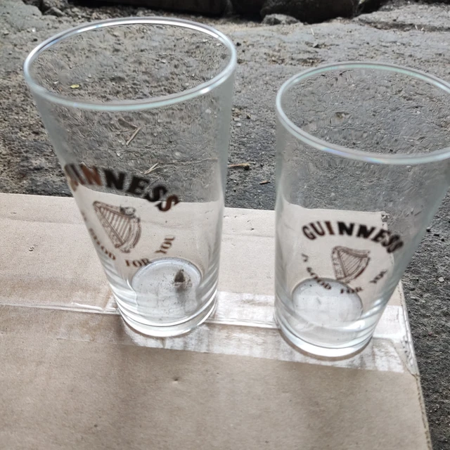 VERRE A Biere Publicitaire Bar Guiness 2 EUR 3,50 PicClick FR