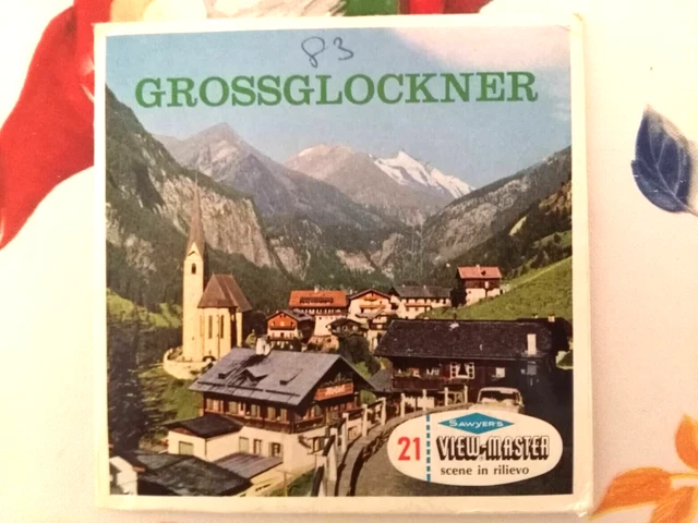 View Master Sawyer Grossglockner  Austria Circa 1960 Originale Raro C651, Altri