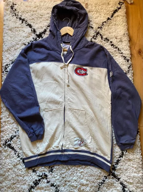 Vintage Montreal Canadiens Zip Hoody Embroidered Logo’s