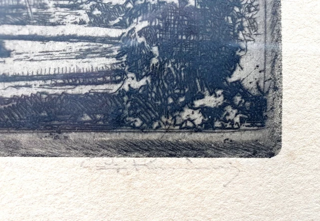 LUIGI KASIMIR (18811962) München, Residenz, Brunnenhof (Radierung, um