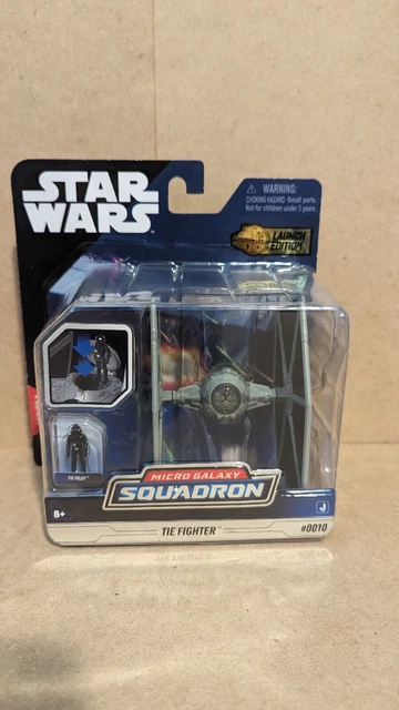 Star Wars Micro Galaxy Squadron TIE Bomber Con Microfigura TIE Pilot, Scala 12,7cm