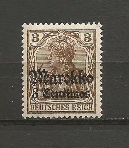 Reich Auslandspostamt kolonien Marokko 1911 Mi 46 3 c MH*