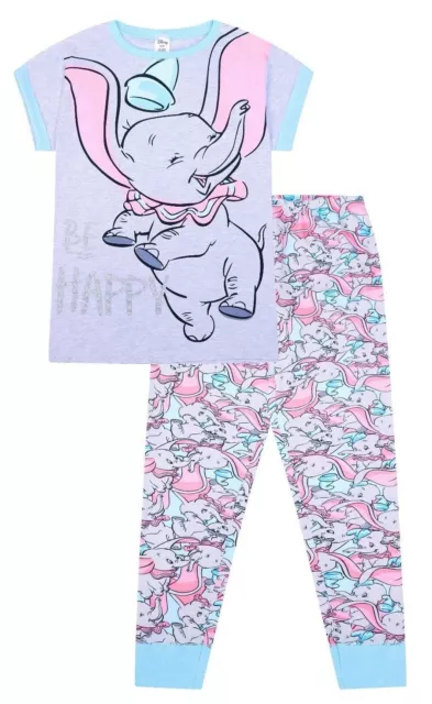 Disney Dumbo Be Happy Long Femmes Pyjama Coton