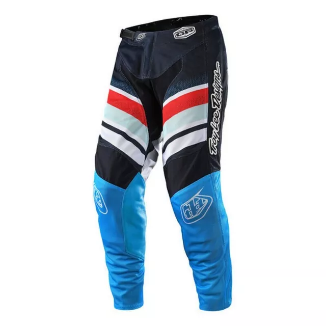 Pantalon moto cross vtt enduro Troy Lee Designs GP Air Warped Bleu T.30 (S)