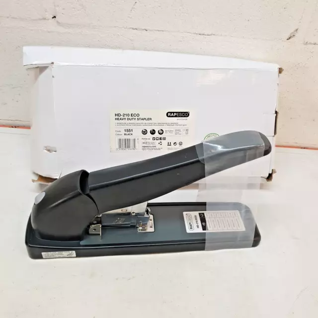 Rapesco 1551 ECO HD-210 Extra Heavy Duty Stapler