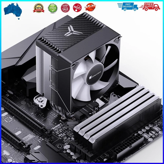ARGB CPU COOLER Fan 4 Heat Pipe for INTEL LGA 1700 1200115X AM4 (Black ...