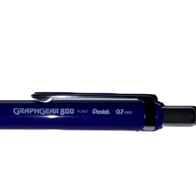 PENTEL GraphGear 800 Mechanical Pencil, 0.7 mm PG807 Blue with Eraser EUC