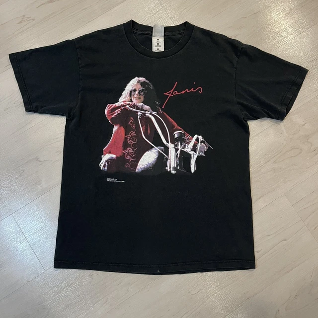 Vintage vtg Janis Joplin rock & roll band tee t-Shirt Large Quote 2000 00s black Vintage vtg Janis Joplin rock & roll band tee t-Shirt Large Quote 2000 00s black