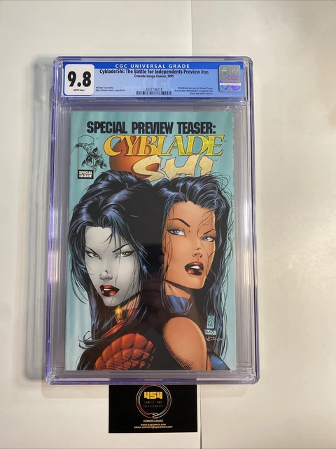 Cyblade/Shi: Battle For Independents #NN SPECIAL CGC 9.8 1995 1st App Witchblade