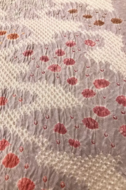 @@ 160 cmx 35 cm  Japanese kimono silk fabric/ smooth weave/ tie-dyeing EX89