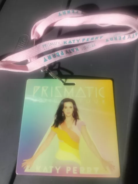 2014 Katy Perry The Prismatic World Tour VIP Laminate & Lanyard American Idol