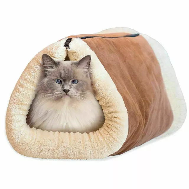 Grotte pour Chat de chien lit place à dormir cave couchage Dog Cushion Cat Cave 2