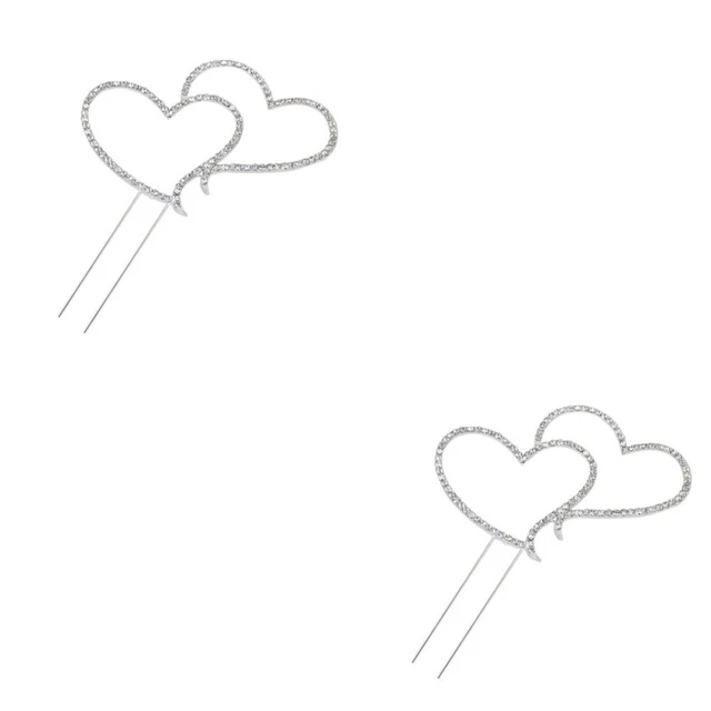 2 pz copricapi sposa coppia spiaggia per muffin matrimonio scintillanti