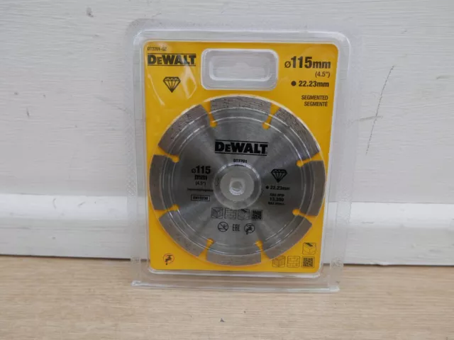 Dewalt Dt3701  41/2" 115Mm X 22.2Mm Angle Grinder Gp Diamond Cutting Disc