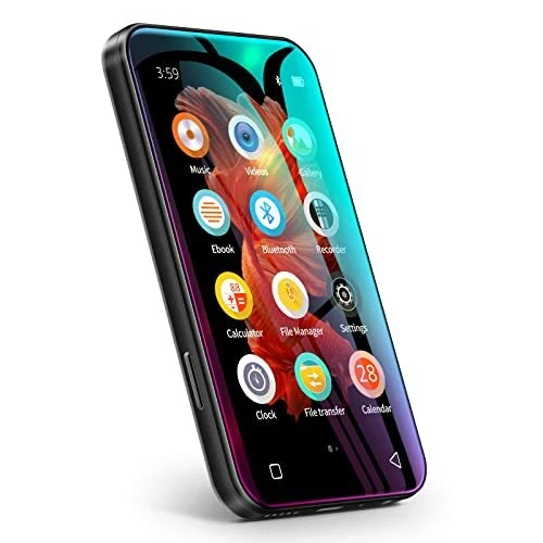 TIMMKOO Lecteur MP3 avec Bluetooth écran Tactile Complet de 10.2 cm Lecteur M...