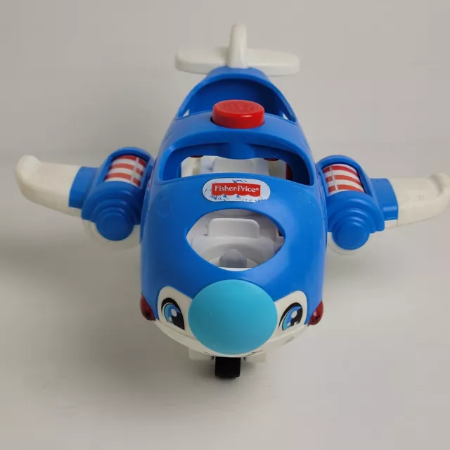 Little People  Fisher Price Plane Lights & Sounds Working 2016