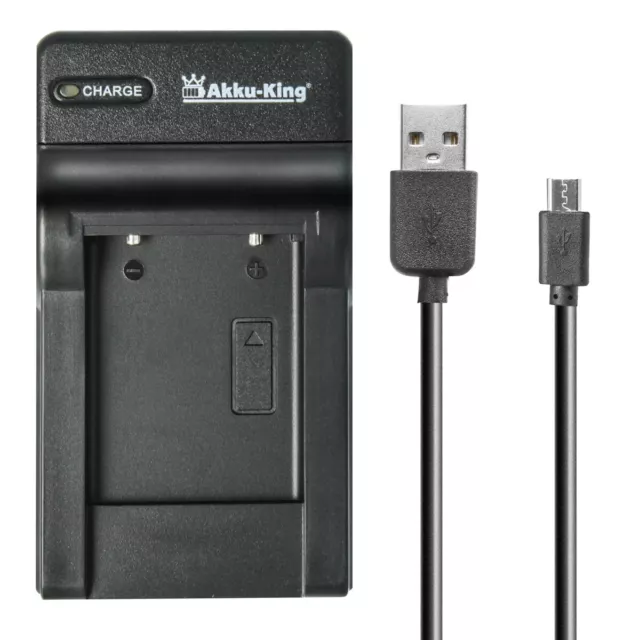 USB Akku-Ladegerät Charger für Kamera-Akku Battery Pack Panasonic DMW-BLE9