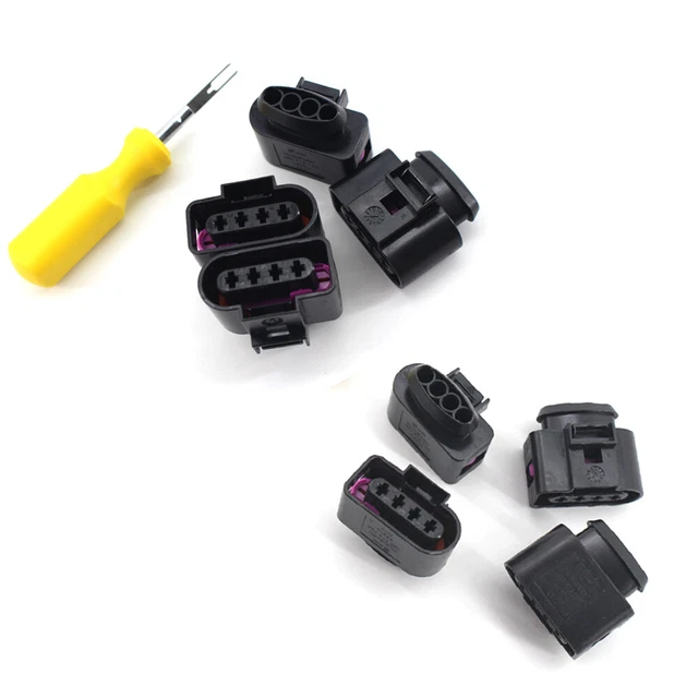 8*IGNITION COIL CONNECTOR Repair Kit Harness Plug Wiring for Audi VW