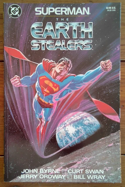 Superman: The Earth Stealers, John Byrne, Prestige Format, Dc Comics, 1988, Vf