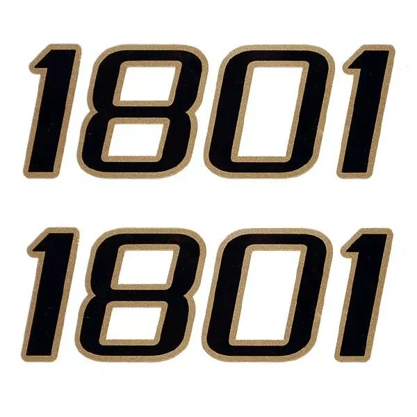 Tracker Boat Emblem Decal Stickers 130102 | Mako 1801 Black Gold (Pair)