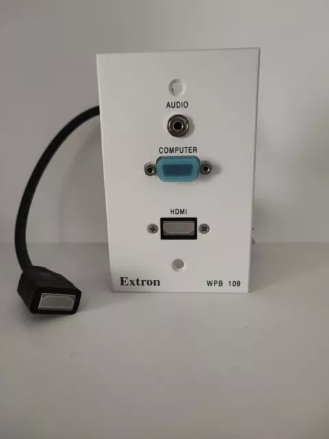 Extron WPB 109 HDMI, VGA A - White 60-1371-21