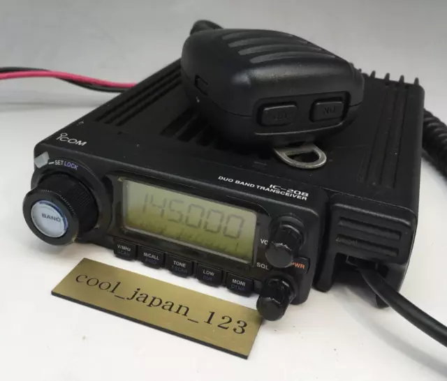 ICOM ICー208Ｄ　50W ICOM IC-208D FM Transceptor Doble Banda 144/430MHz