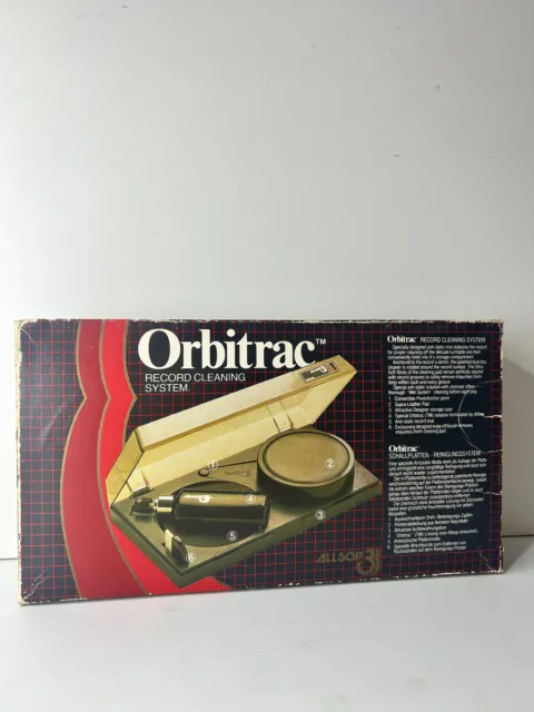 Orbitrac Allsop 3 Record Cleaning System - Please See Description