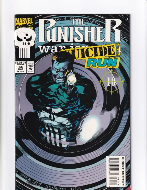 The Punisher War Journal #64 Suicide Run Vol. 1  1994 Bag/Boarded