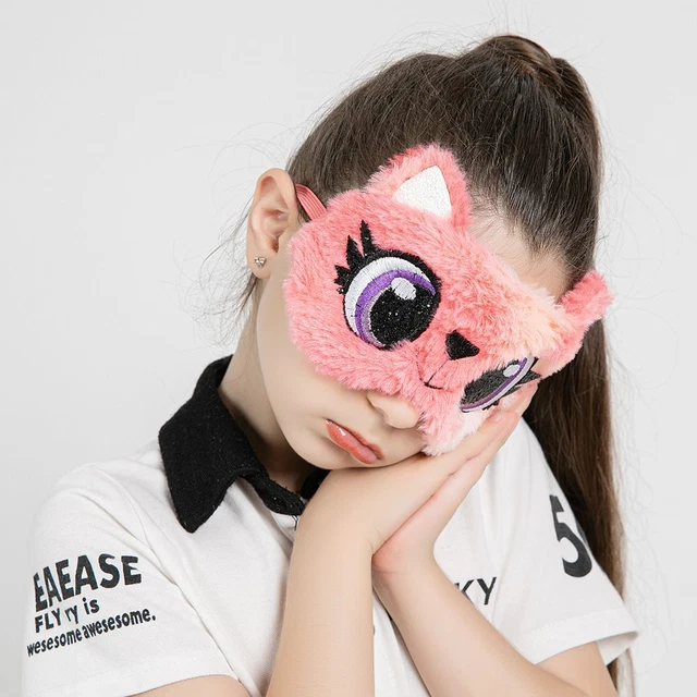 Repos. Panda Bandeau oculaire Doux Les yeux bandés. Masque de sommeil Peluche