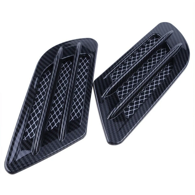 Lot De 2 Autocollants Pour Pilier B Voiture - Motif Nid D'abeille En PET Imperméable, Dimensions 50x25 Cm