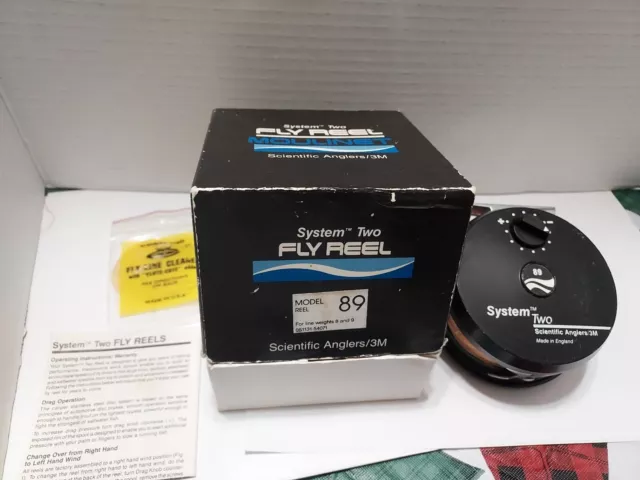 SCIENTIFIC ANGLERS SYSTEM 2 1011 Fly Fishing Reel W/ 2