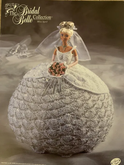 Annie’s Attic Bridal Belle Collection Miss April Barbie Doll Crochet Pattern